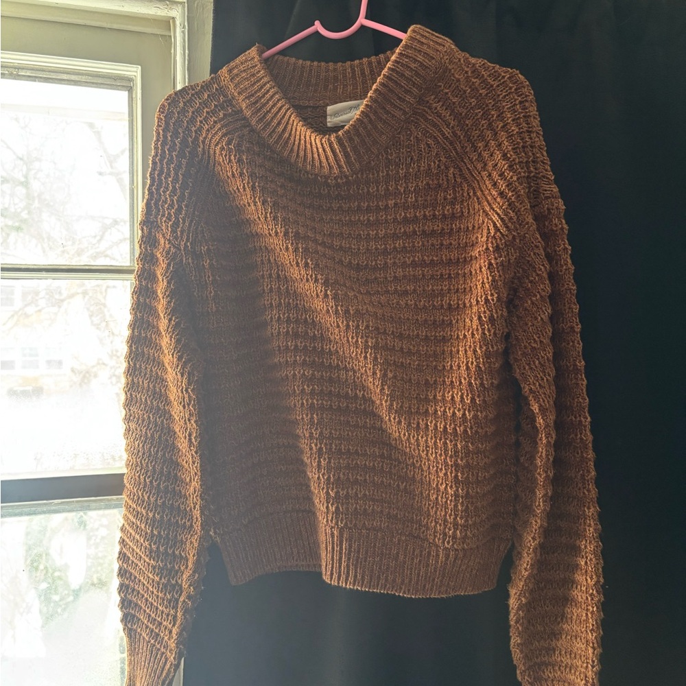 Universal Thread Warm Brown Crew Neck Sweater